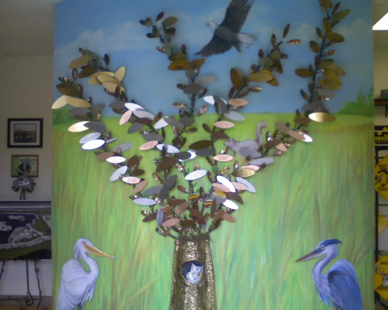 Tree of Life mural at the Sawgrass Nature Center